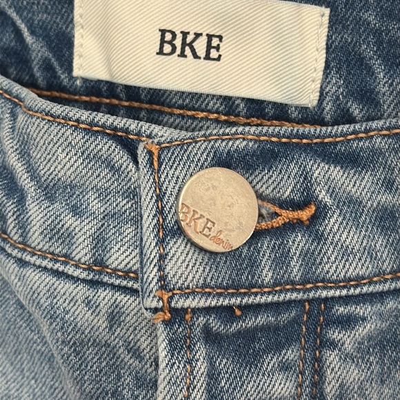 BKE “Billie” Denim Shorts High Rise Hidden Button Fly Size 29 - Picture 5 of 6